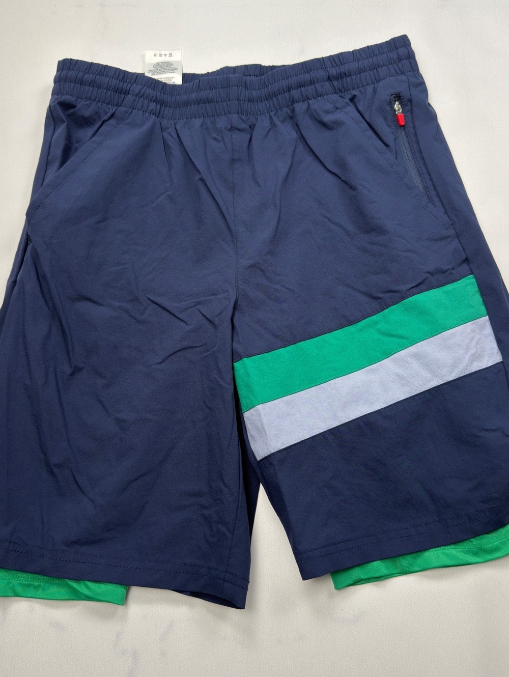 Wilson Athletic Shorts Double Layer Colorblock - Kids XL